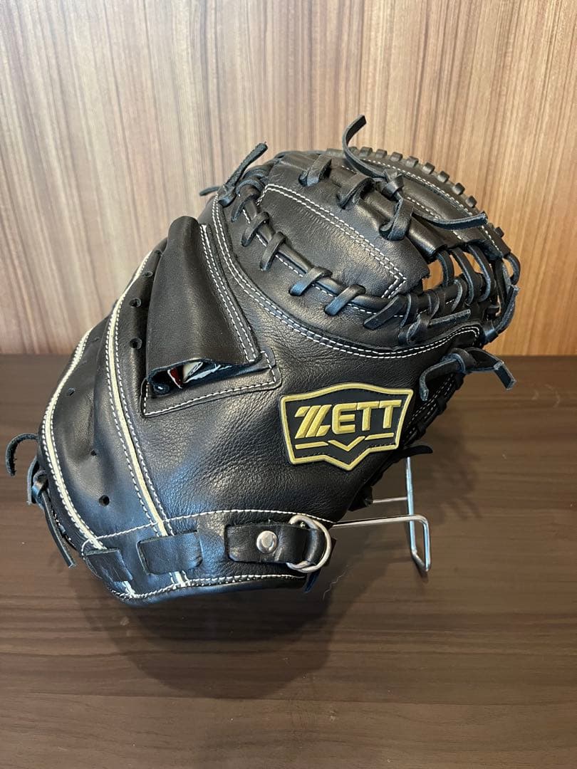 ZETT 一般軟式キャッチャーミット　ブラック