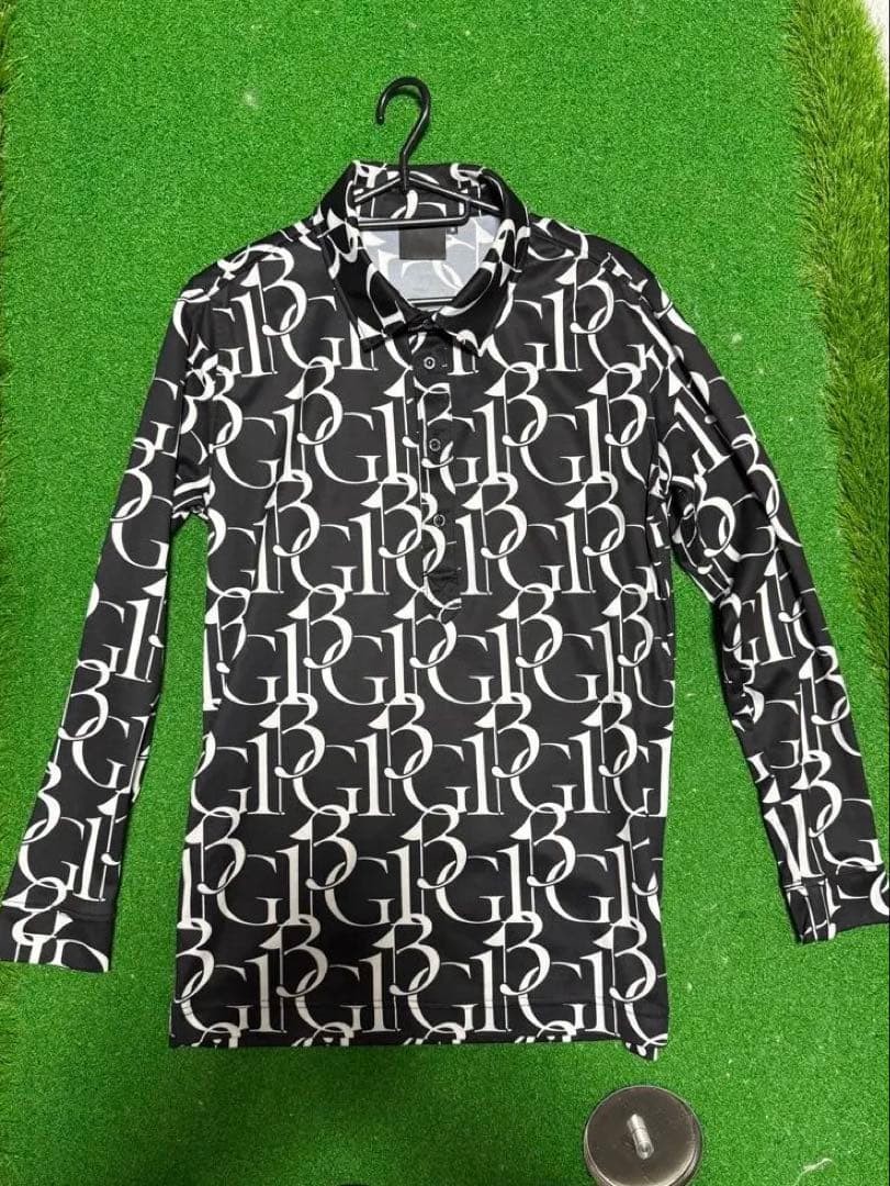 1PIU1UGUALE3 GOLF 総柄ポロシャツ　3サイズ