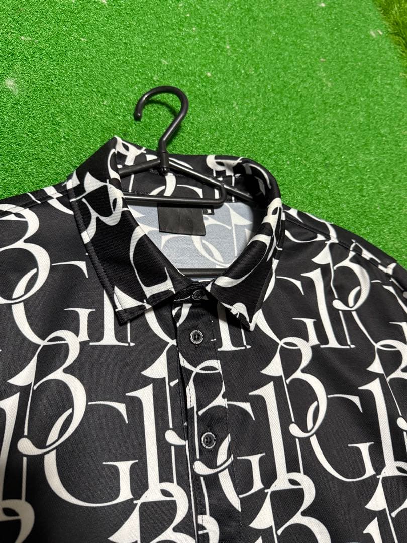 1PIU1UGUALE3 GOLF 総柄ポロシャツ　3サイズ
