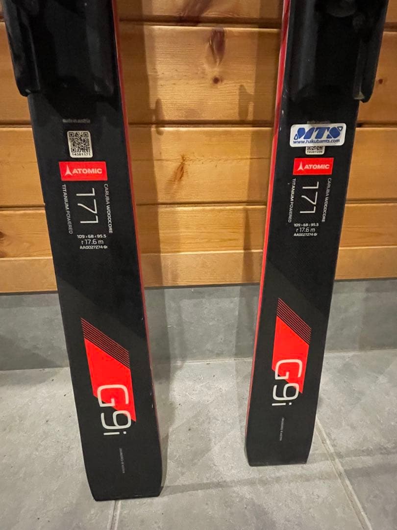ATOMIC REDSTER G9i スキー板 171cmビンディング付き