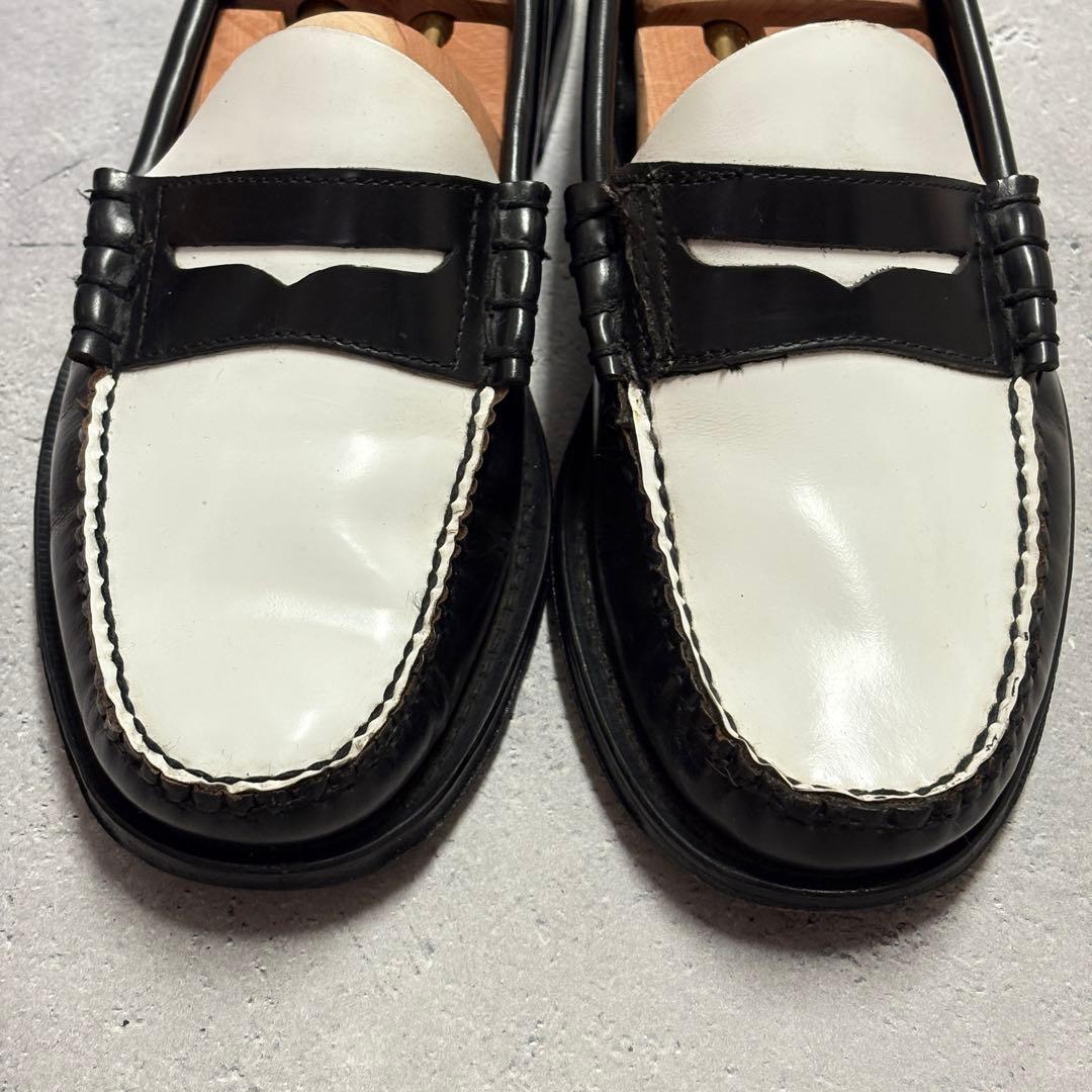 ジーエイチバス　G.H.Bass　革靴　ローファー　バイカラー　42