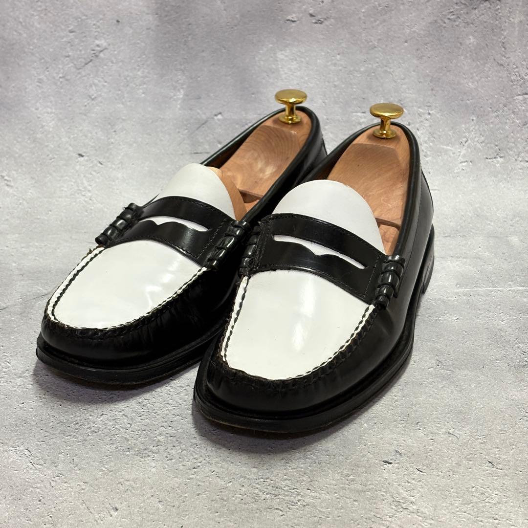 ジーエイチバス　G.H.Bass　革靴　ローファー　バイカラー　42