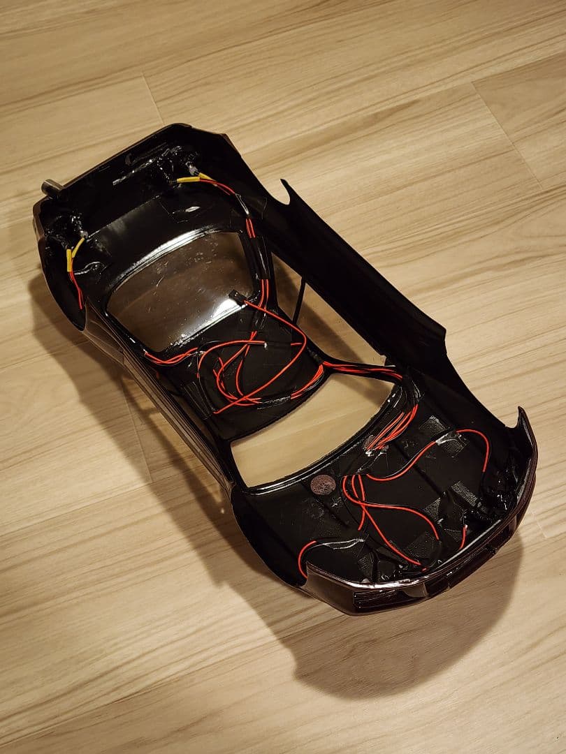 はるさん専用 GTR R32 ドリラジ ボディー 1/10 8灯LED付き