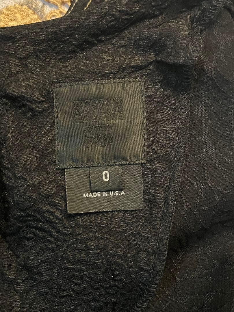 ANNA SUI 黒のレース付き長袖ワンピース　お値下げしました