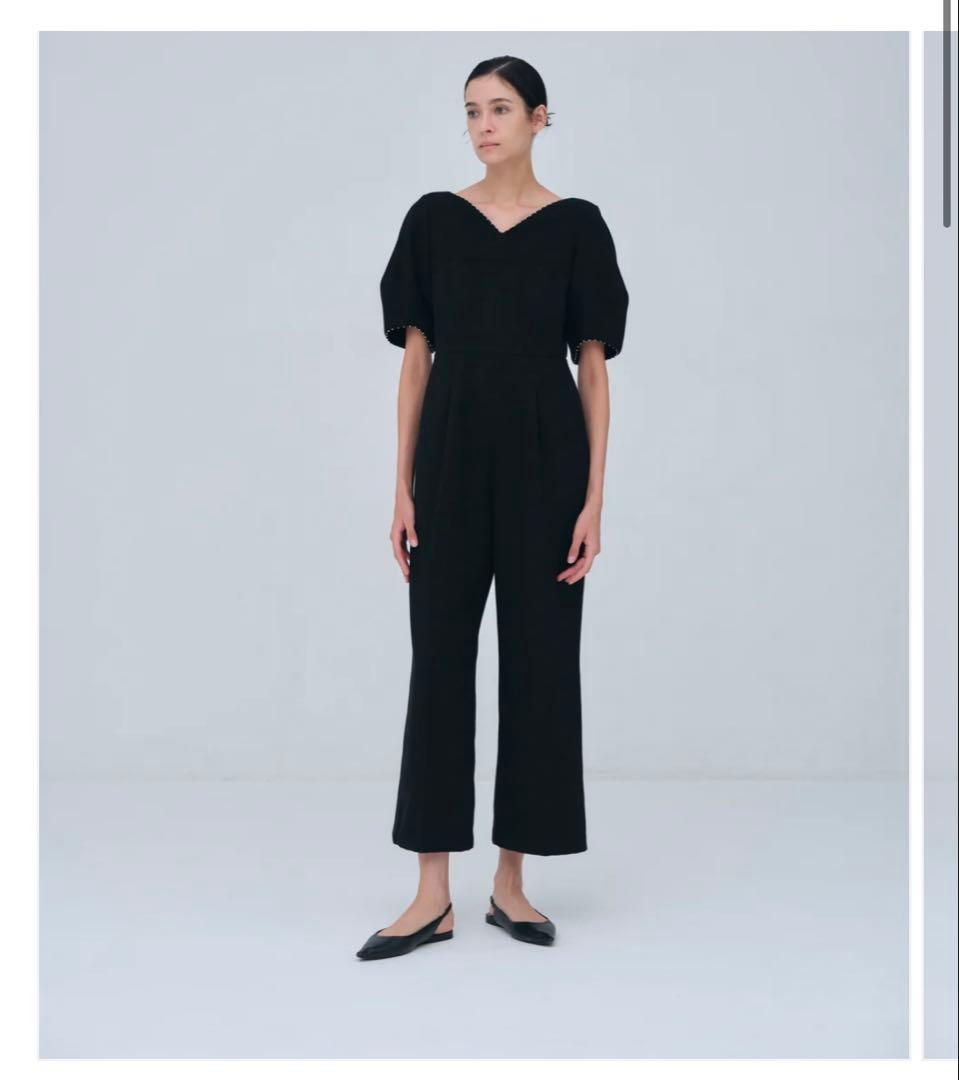 【タグ付】laubeblanc PearlTrimWoolCombinaison