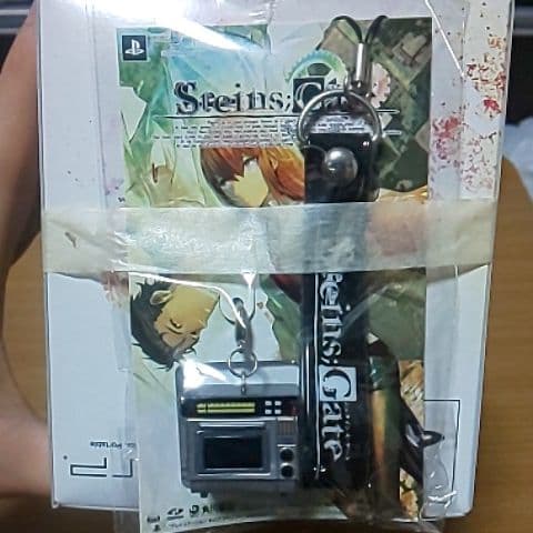 STEINS;GATE 限定版 特典付 電話レンジ(仮)マスコット付ストラップ