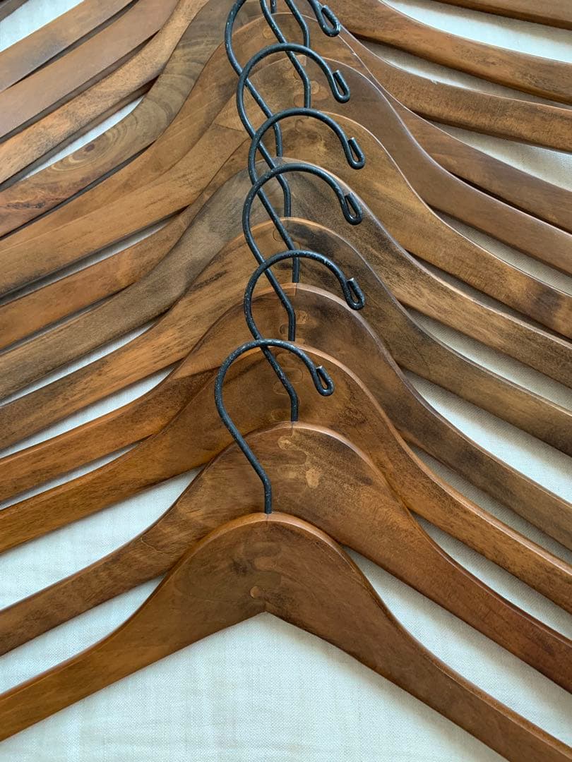 木製　ロータスハンガー ロータス プレスハンガー L まとめ売り