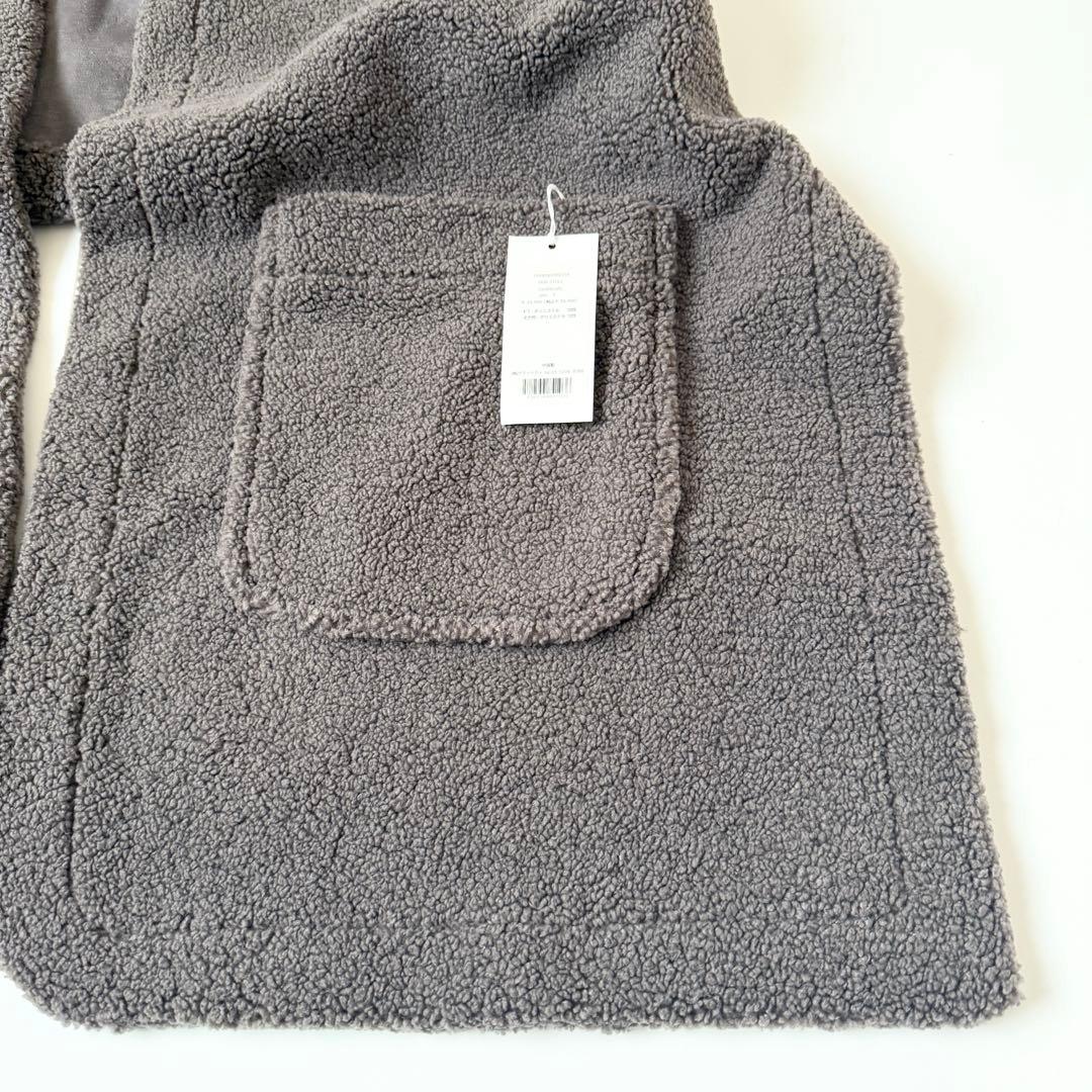 J*O様 美品　HAUNTハウント　ボアストール　コート　チャコール　ロング