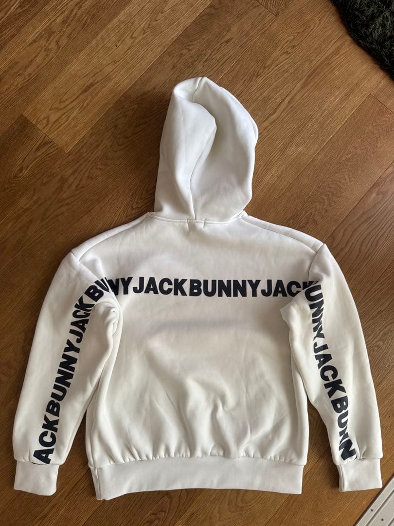 JACK BUNNY KARUISHI裏フリース高保温性フード付きトレーナー