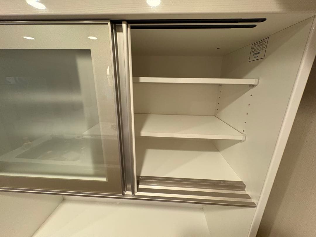 ニトリ 食器棚 リガーレ ホワイト 高さ191cm 幅100cm