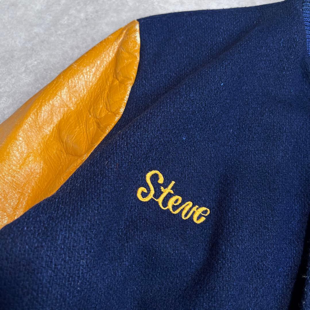 70s USA製 ヴィンテージレザースタジャン Marquarts 40