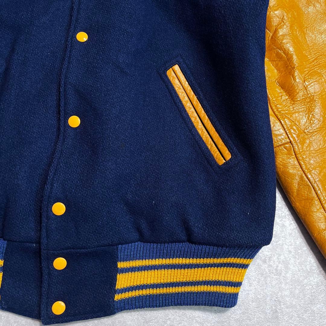 70s USA製 ヴィンテージレザースタジャン Marquarts 40