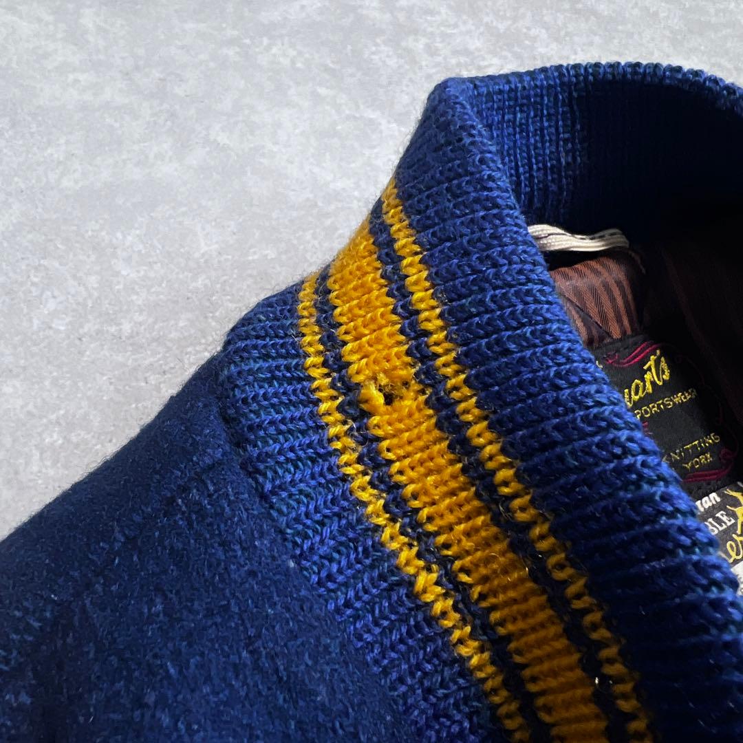 70s USA製 ヴィンテージレザースタジャン Marquarts 40