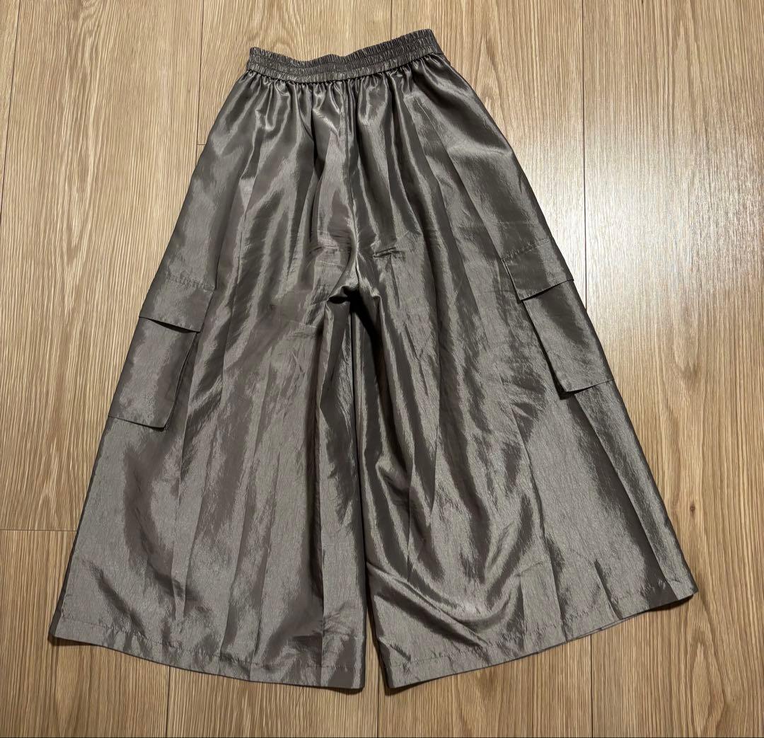 lig. wide cargo pants ワイドカーゴパンツグレー