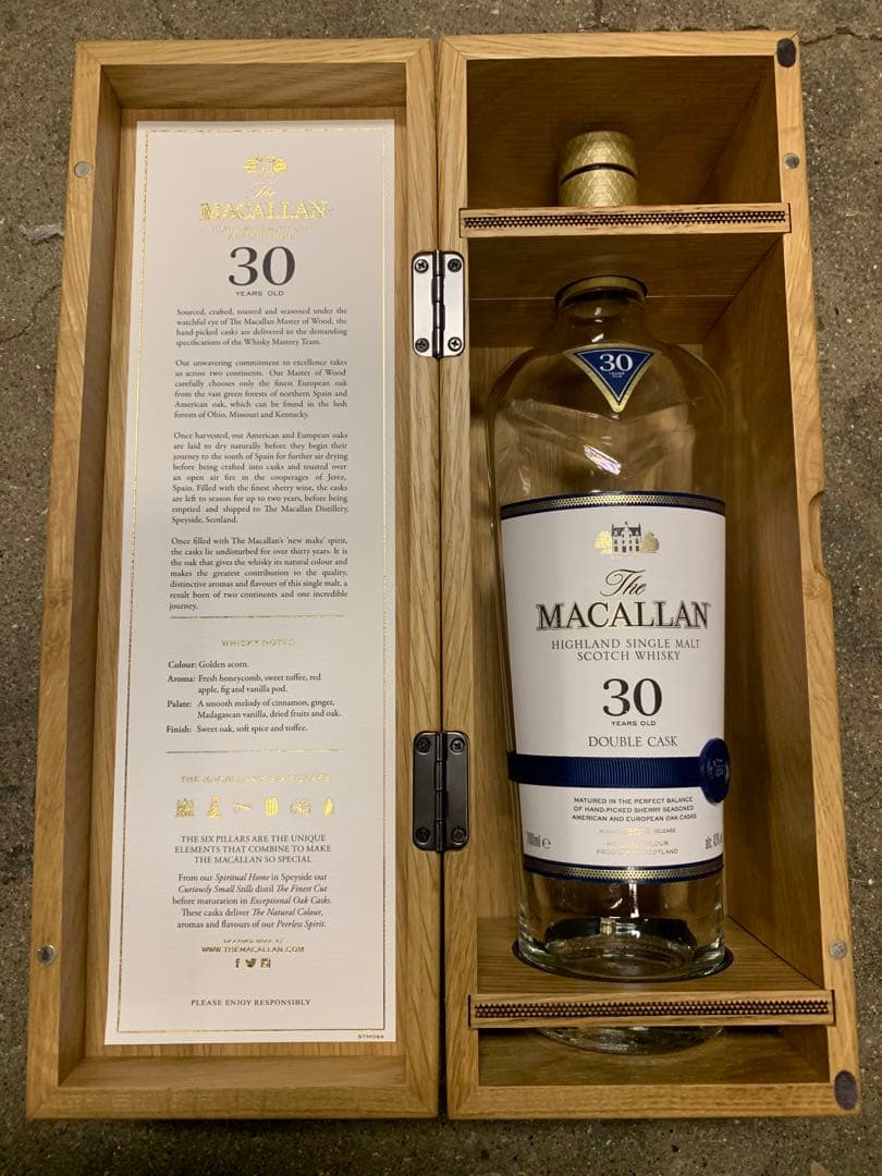 マッカラン30年　空瓶