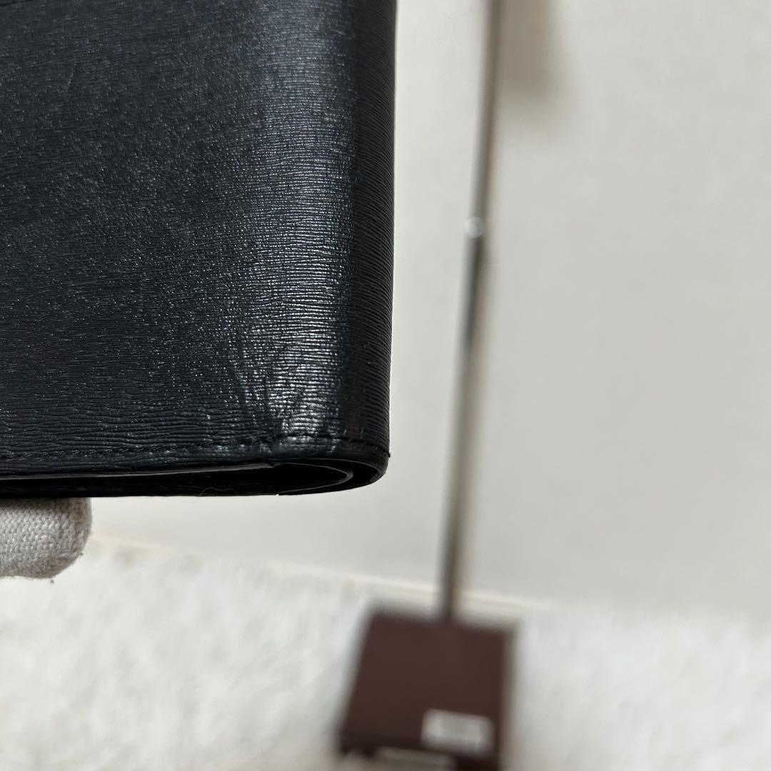 【極美品✨人気商品/カレント】ポーター　折り財布　レザー　ブラック　ユニセックス