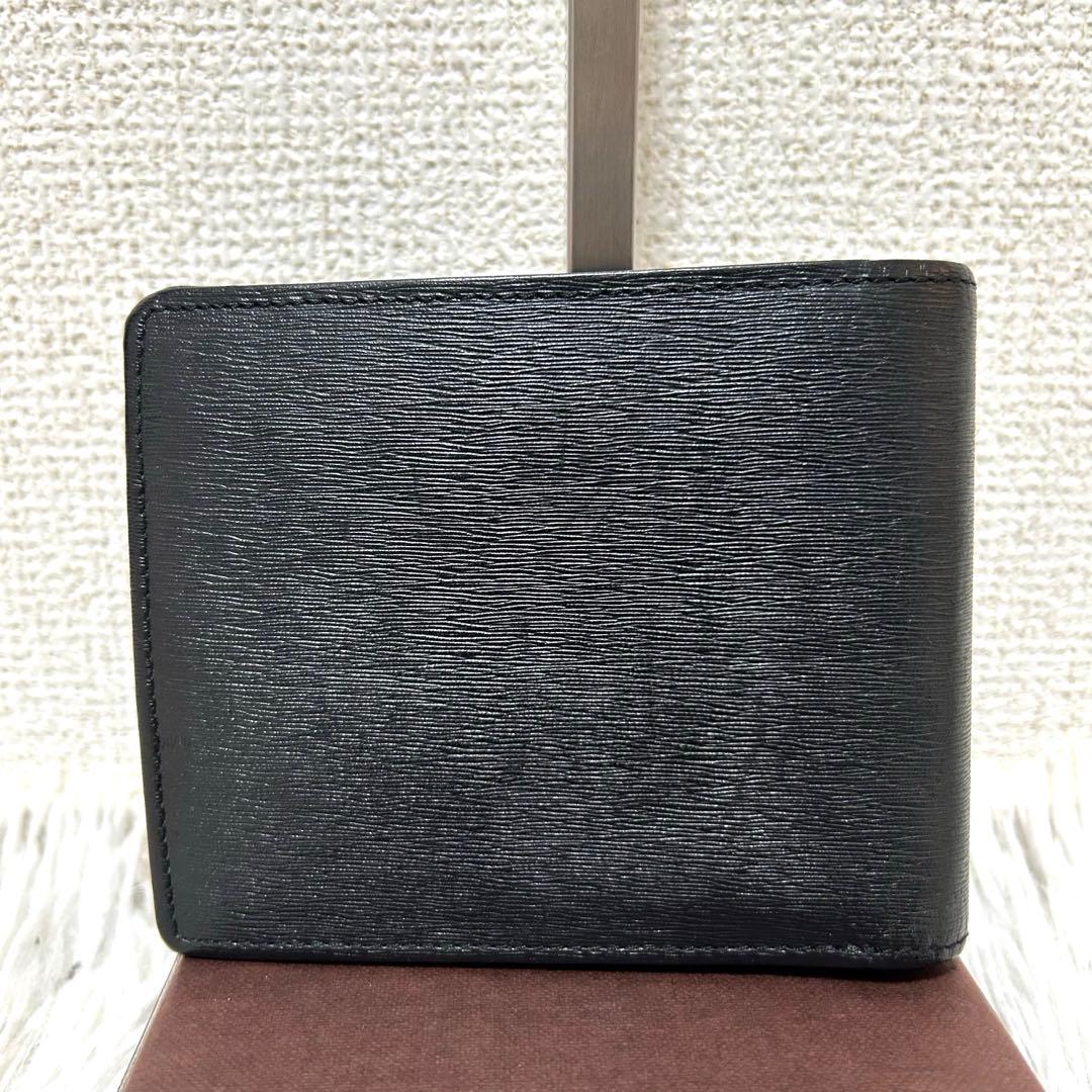 【極美品✨人気商品/カレント】ポーター　折り財布　レザー　ブラック　ユニセックス
