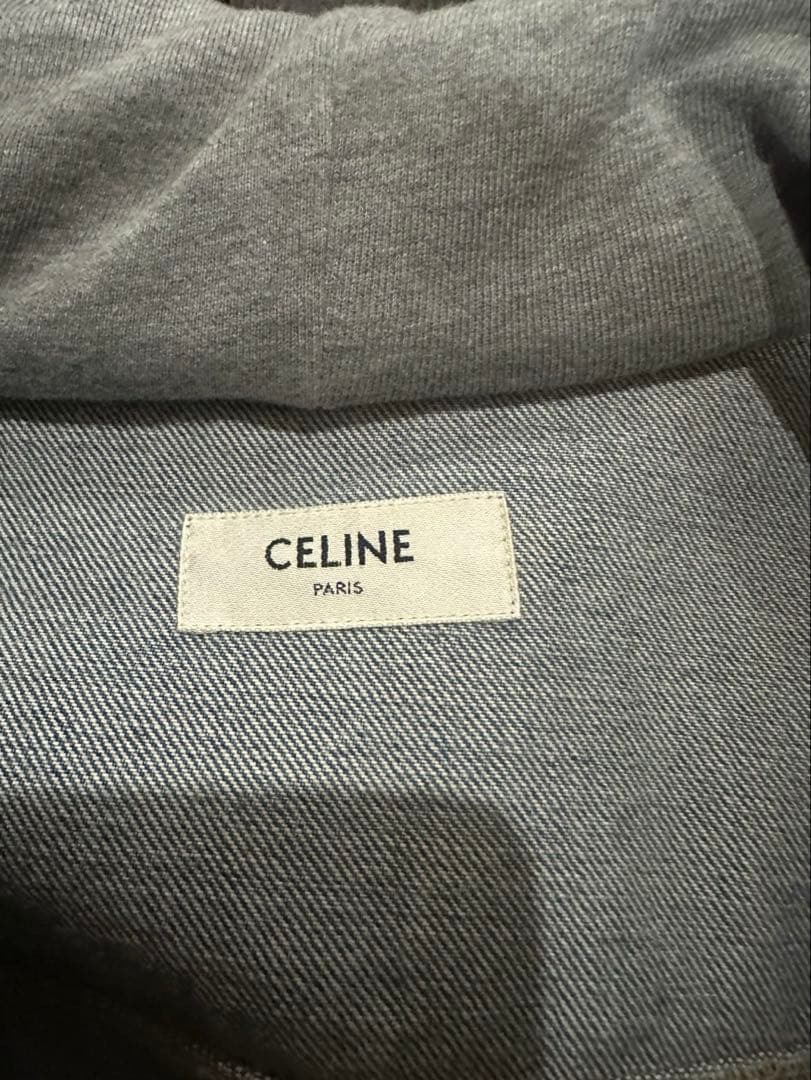 CELINE デニムジャケット フーディー