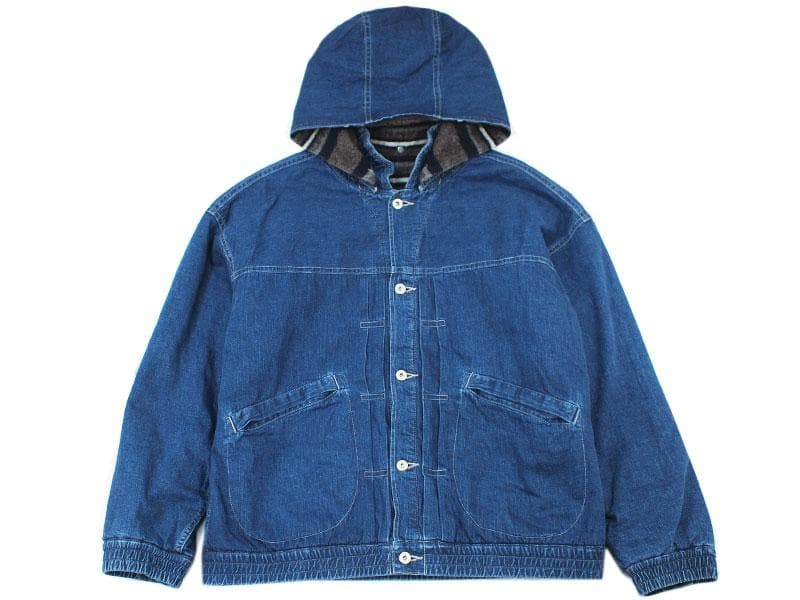 極美 TENDERLOIN DENIM BLANKET HOODED M