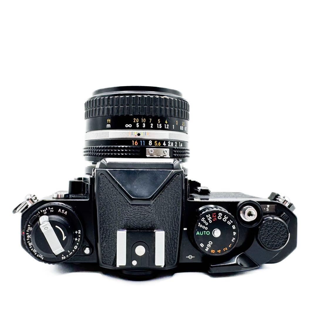 Aランク 完動品✨ Nikon FE Black 50mmセット 1ヶ月保証付