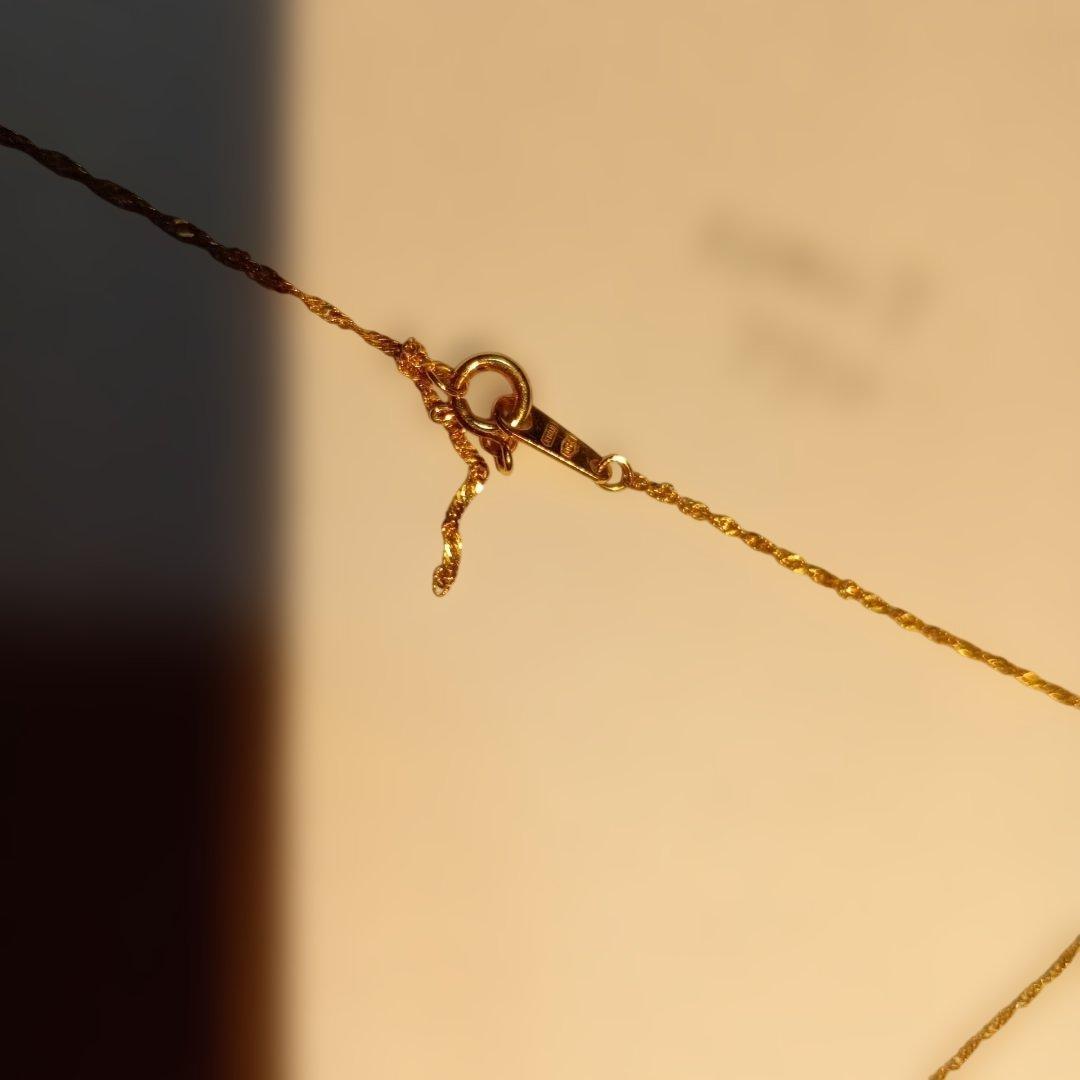 中古ゴールド 750＊ITALYネックレス★ペンダント600長さ18cm 位