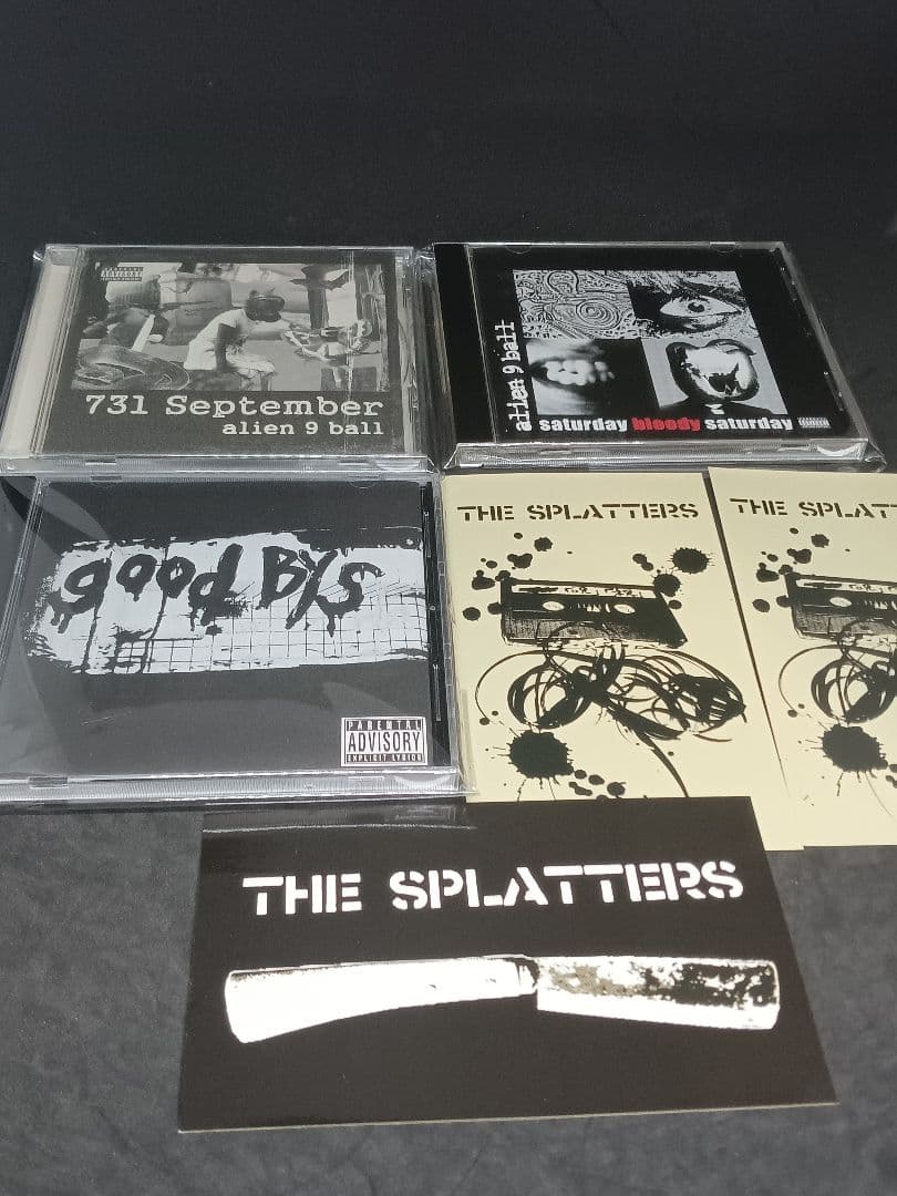 alien 9 ball THE SPLATTERS ３枚セット 幻覚アレルギー