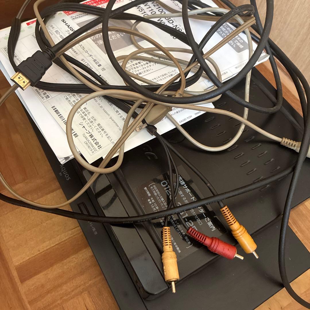 SHARP ブルーレイレコーダー