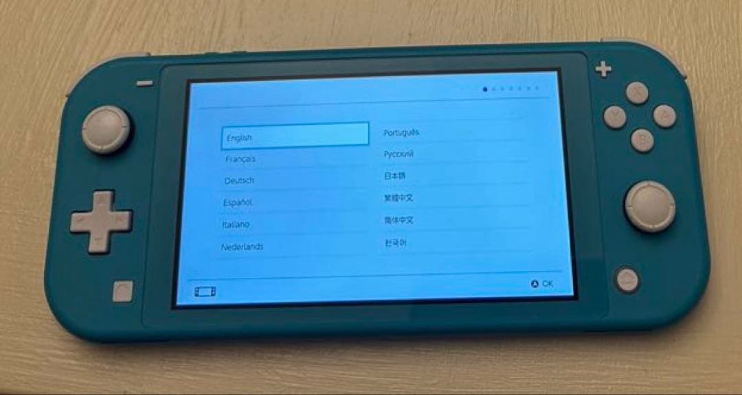 Nintendo Switch Lite本体 (ターコイズ) 充電器・箱あり