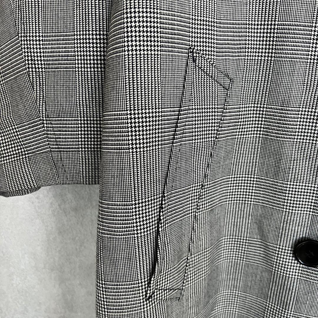 【美品】インゲボルグ　ピンクハウス　グレンチェック　裏地総柄　チェスターコート