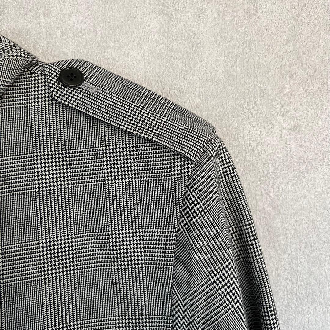 【美品】インゲボルグ　ピンクハウス　グレンチェック　裏地総柄　チェスターコート