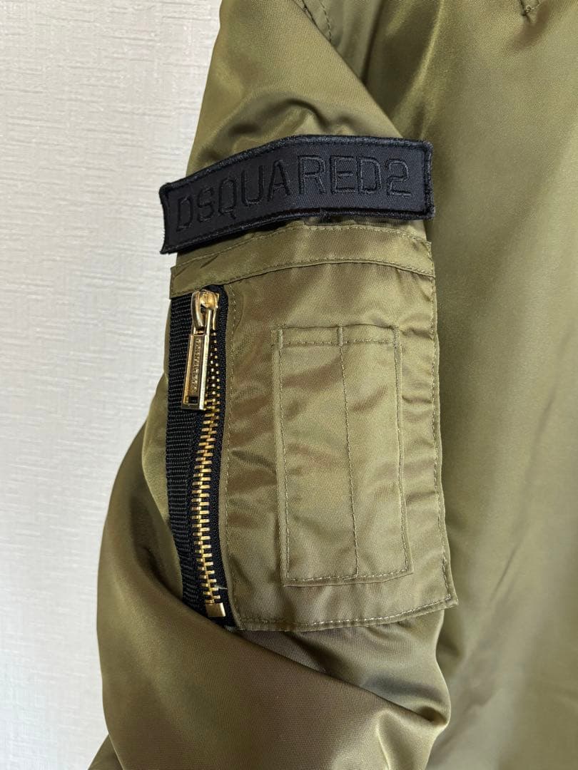 DSQUARED2MA-1スタイルジャケット オリーブ色