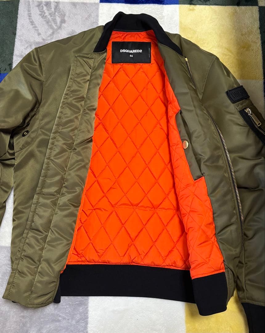 DSQUARED2MA-1スタイルジャケット オリーブ色