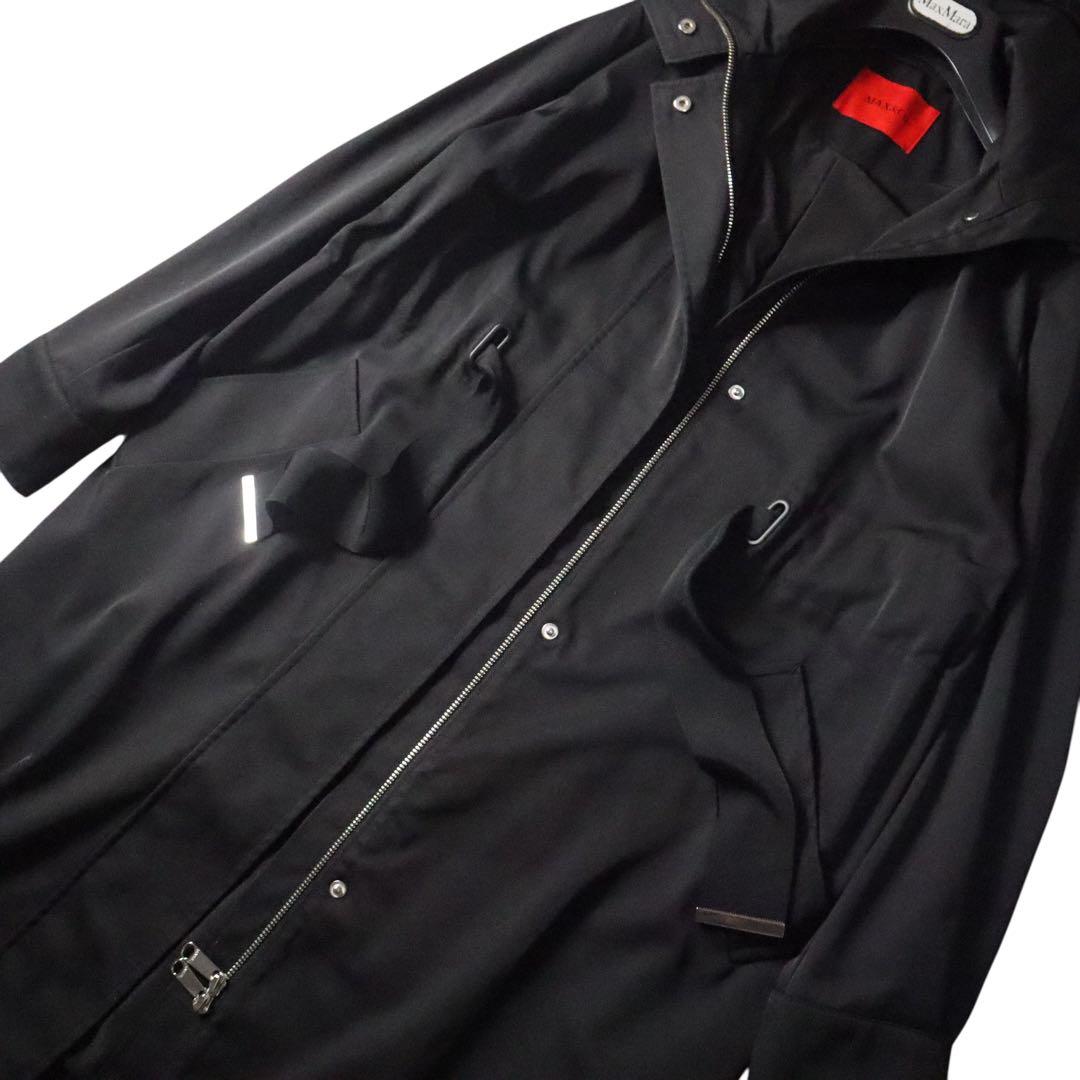 新作♪max&co.マックスマーラ　ギャザーシェイプスプリングフーディーコート