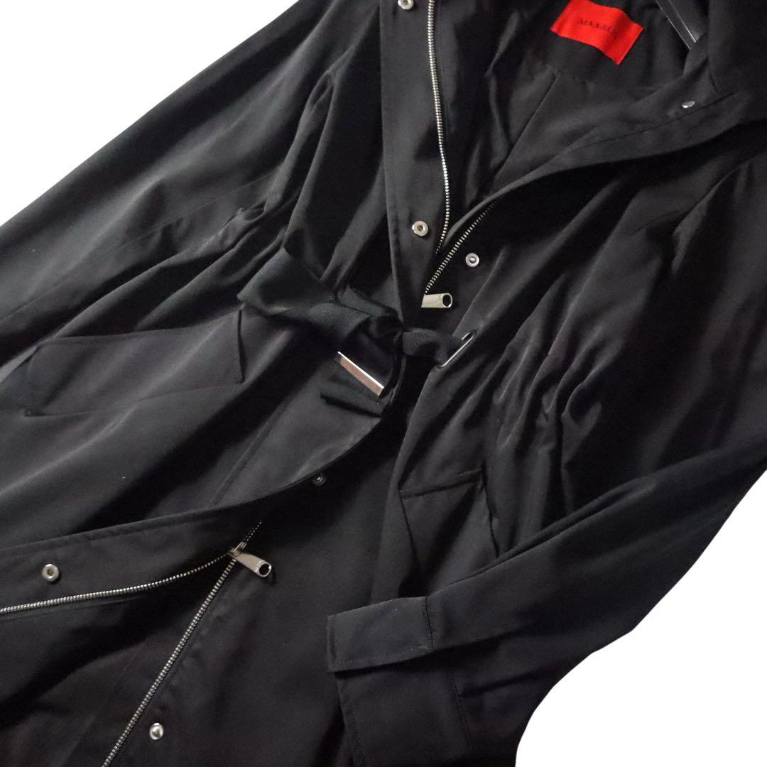 新作♪max&co.マックスマーラ　ギャザーシェイプスプリングフーディーコート