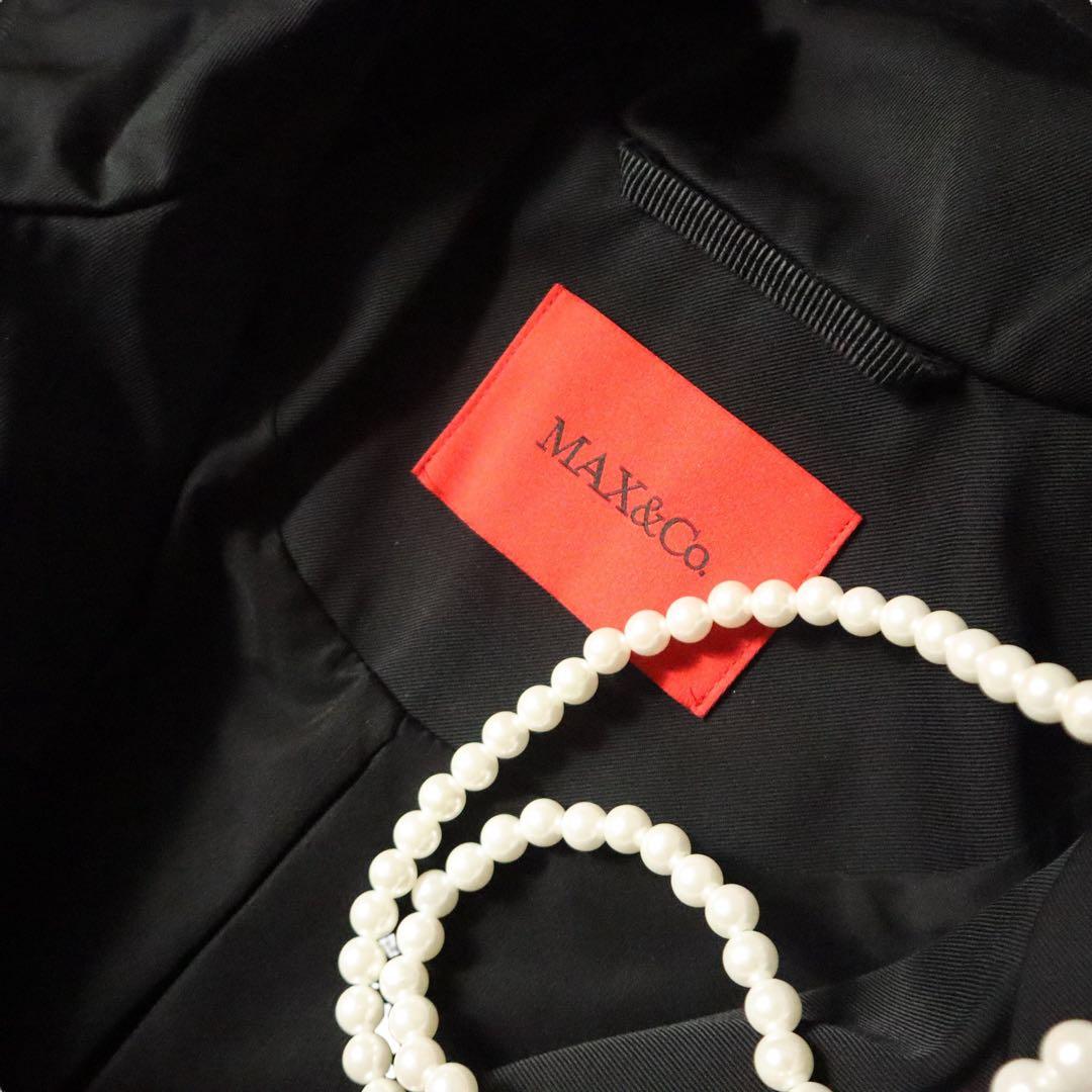 新作♪max&co.マックスマーラ　ギャザーシェイプスプリングフーディーコート