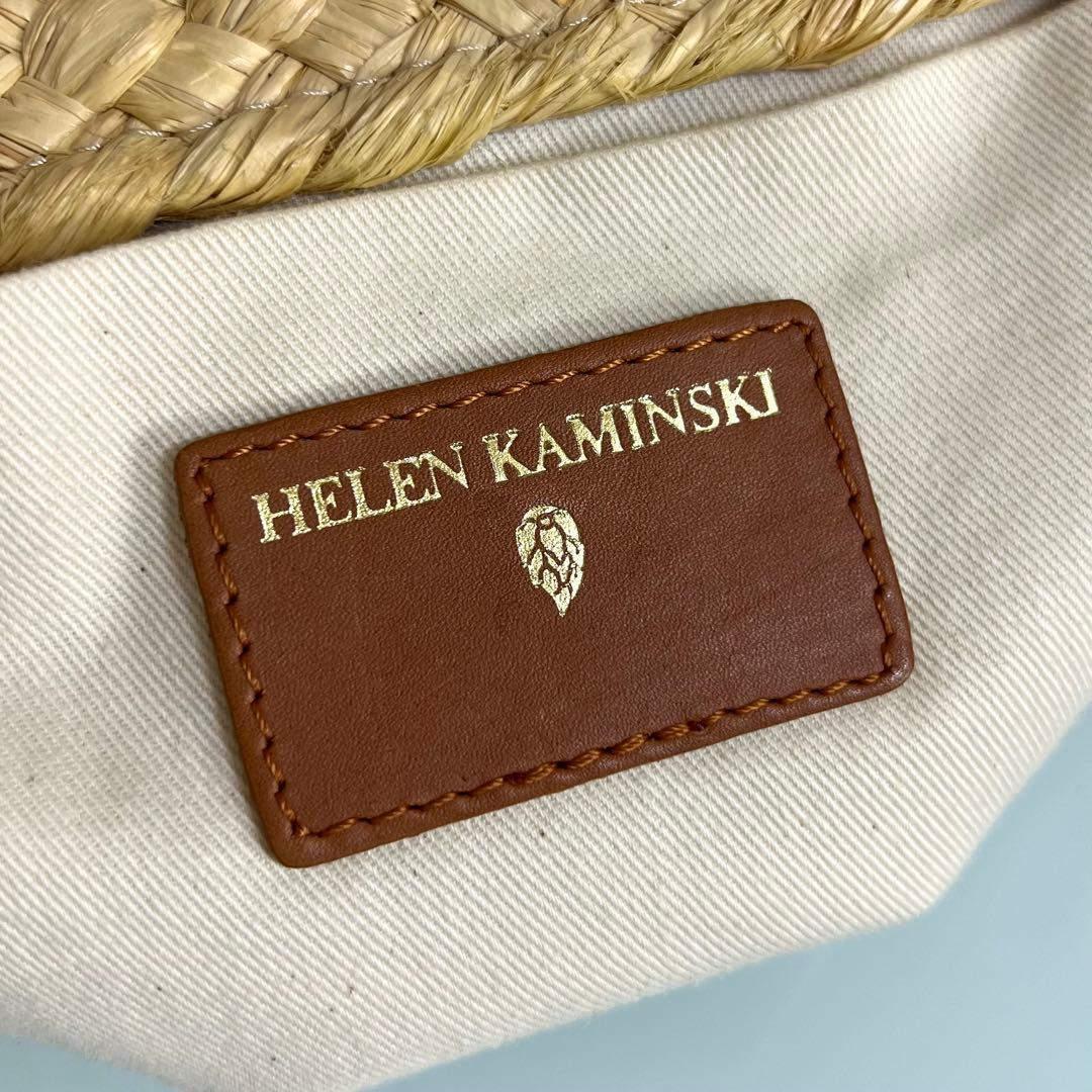 【良品】ヘレンカミンスキー Marhianna S ラフィア トートバッグ