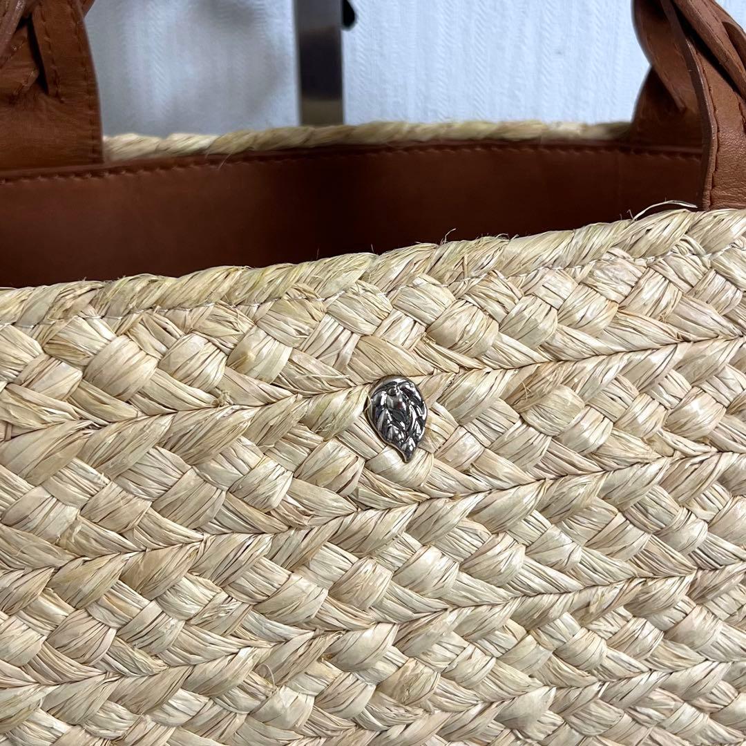 【良品】ヘレンカミンスキー Marhianna S ラフィア トートバッグ