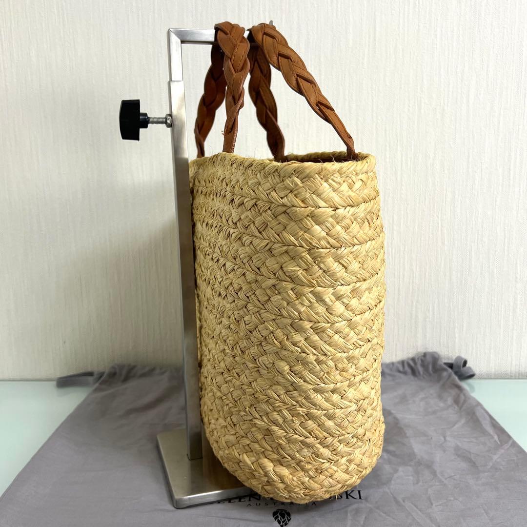 【良品】ヘレンカミンスキー Marhianna S ラフィア トートバッグ