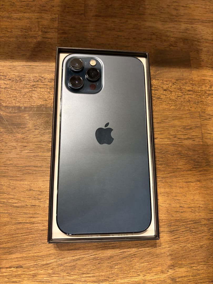 最終値下 純正88% iPhone 12 Pro Max ブルー 256 GB