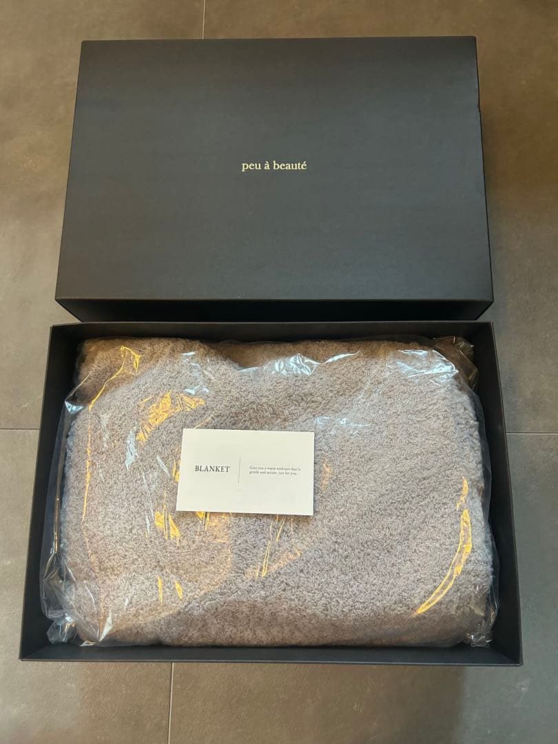 最終値下げpeu à beauté プウアボーテ ブランケット