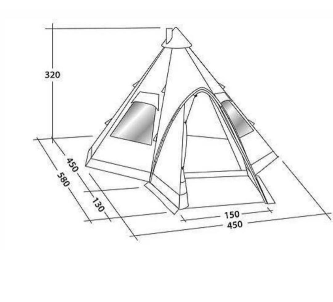 ローベンス　カイオワ　テント　ワンポールテント