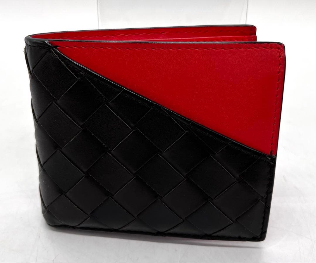 BOTTEGA VENETA ボッテガヴェネタ 2つ折り財布 イントレ ブラウン