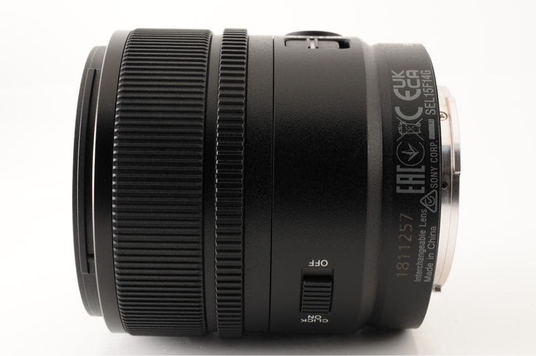 美品 ◆箱付き◆ SONY E 15mm f1.4 G SEL15F14G