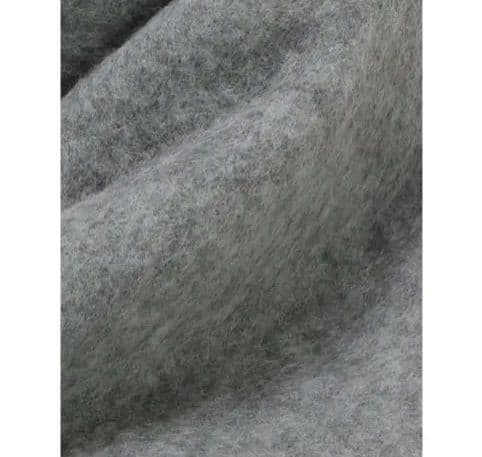 新品未使用　AMI Paris グレー マフラー ハートロゴ　アルパカ　ウール