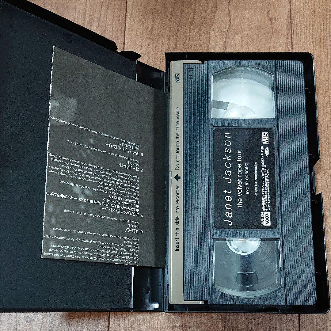 ジャネット・ジャクソン ベルベット・ロープ・ツアー・ライブ完全版 VHS