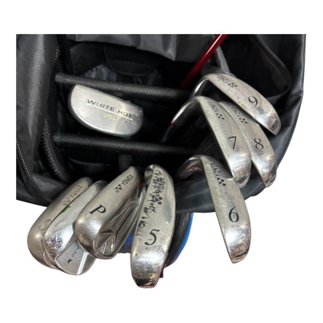 adidas キャディバッグ ゴルフバッグ クラブセット　ゴルフクラブ　セット