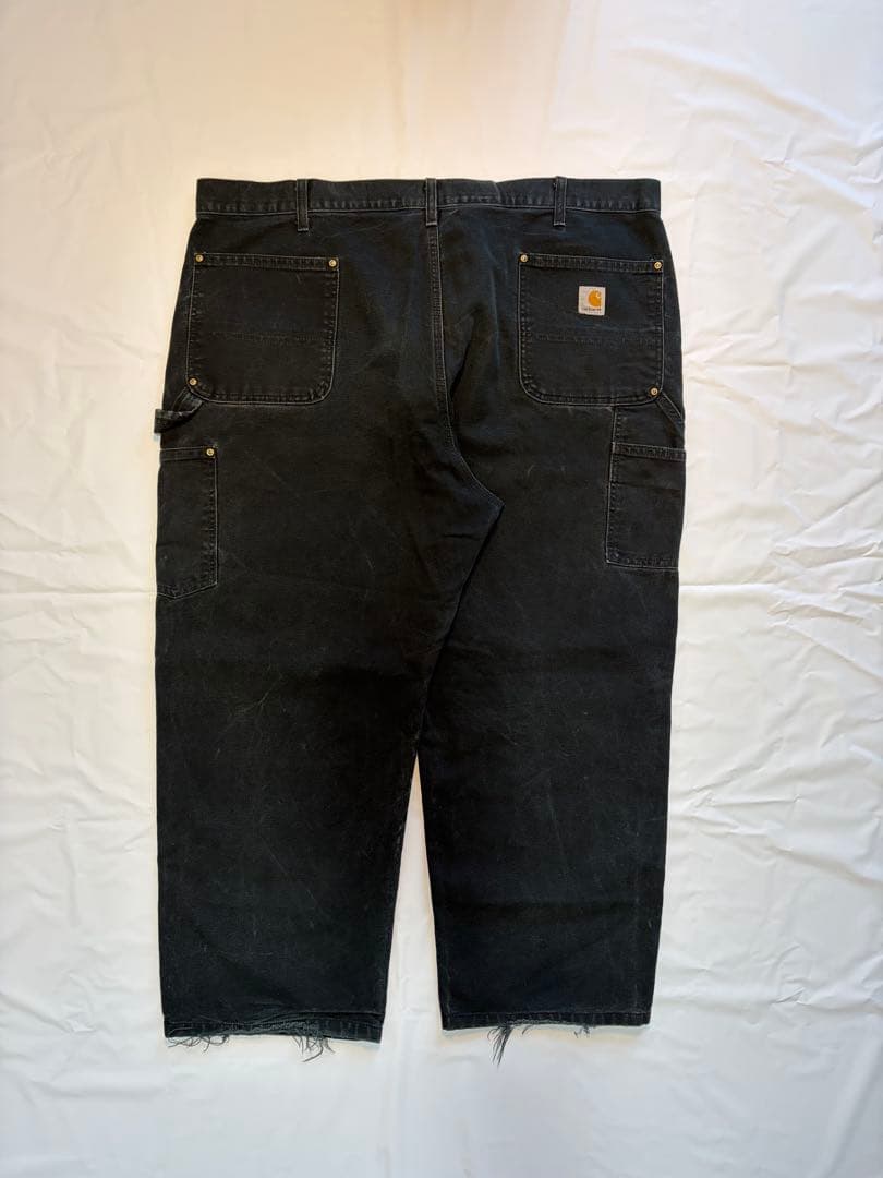 [W54cm] Carhartt - b01 ダブルニー BLK ビックサイズ￼