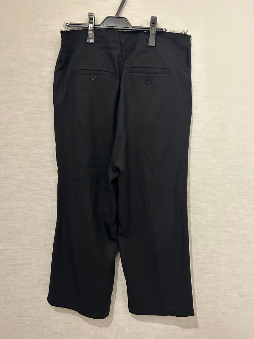 アンセルム　ANCELLM 　ダメージウール2タックスラックスパンツ