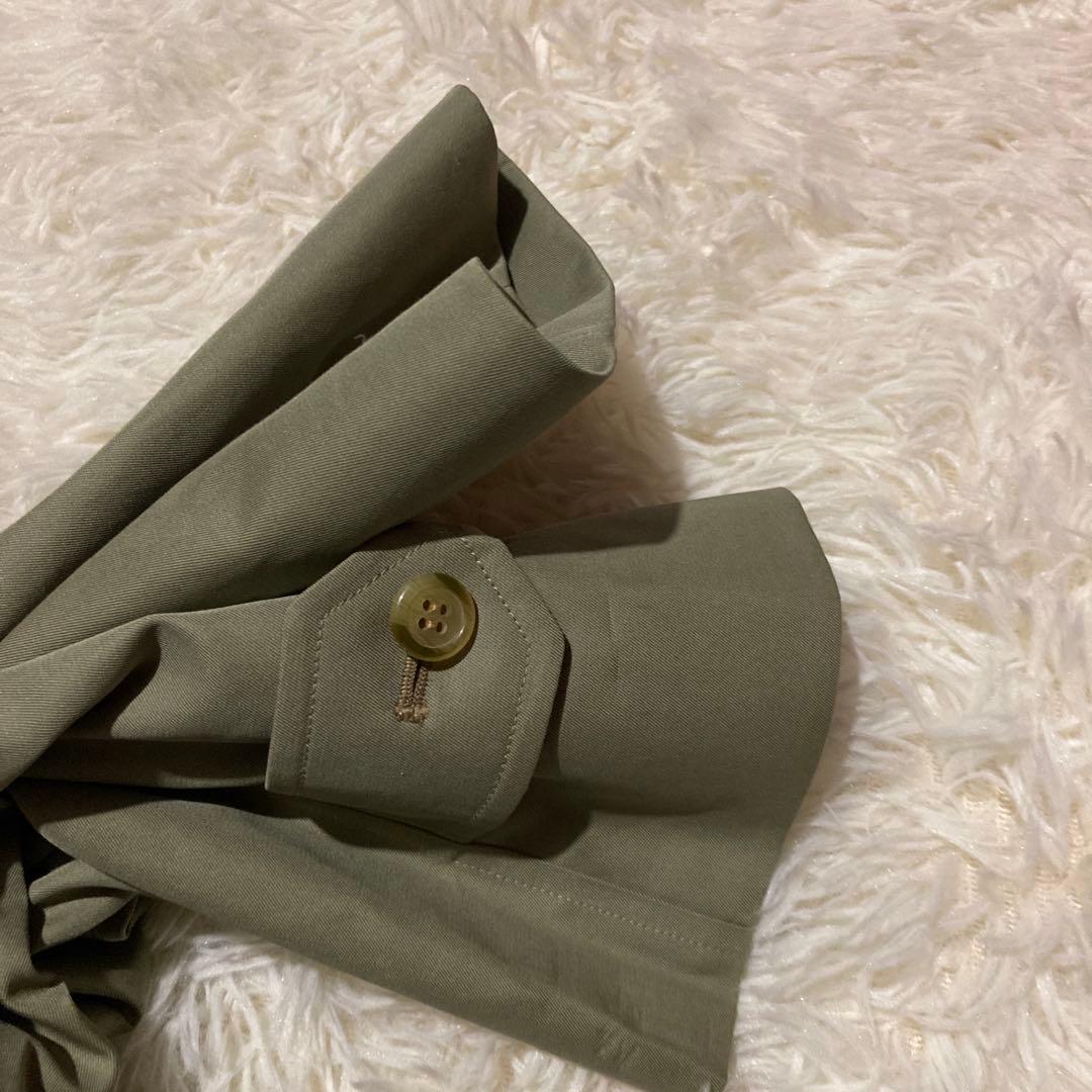 80s 90sバーバリー　ステンカラーコート　ライナー　ノバチェック 玉虫色