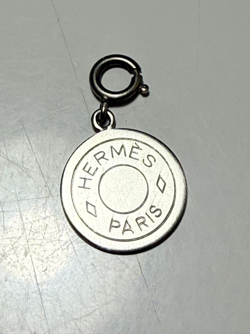 HERMES エルメス セリエ ペンダントトップ シルバーカラー チャーム